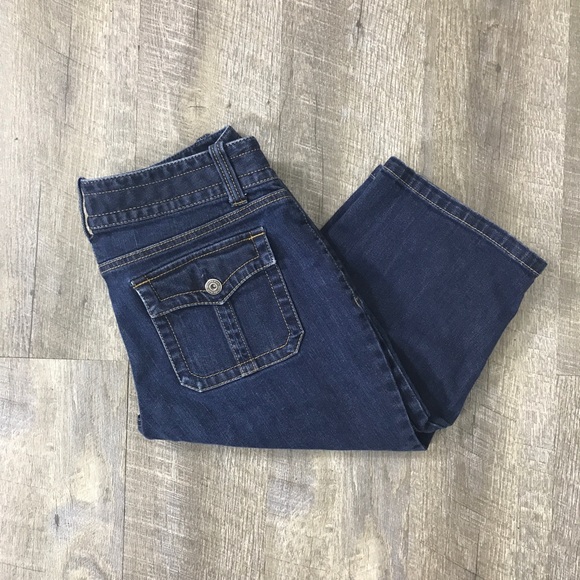 Ann Taylor Pants - Ann Taylor Dark Wash Capris
